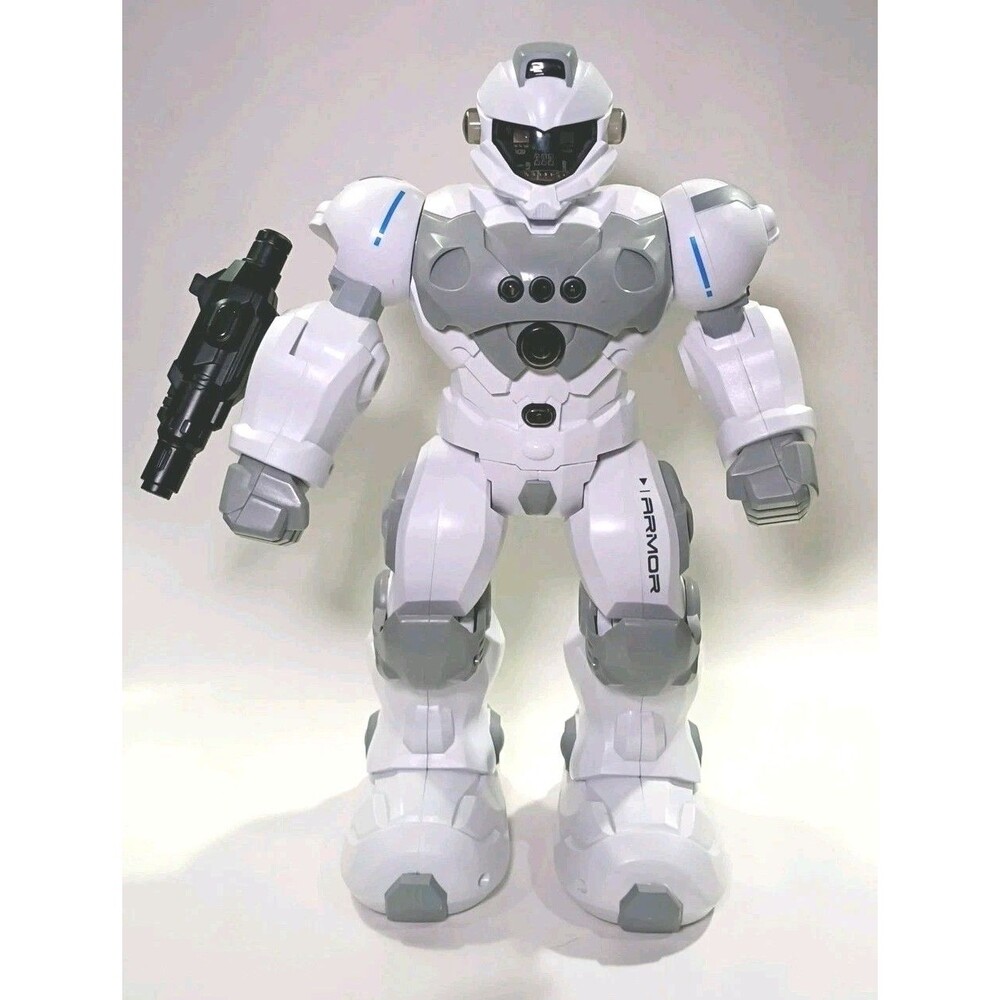 Guardian Infrared Radio Intelligent Gesture 12" Robot Tested Works.  No Remote.